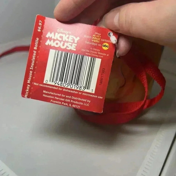 RARE Vintage 1988 Mickey Mouse NOS Character Head Thermos Pluto Mini Mouse - Picture 2 of 10